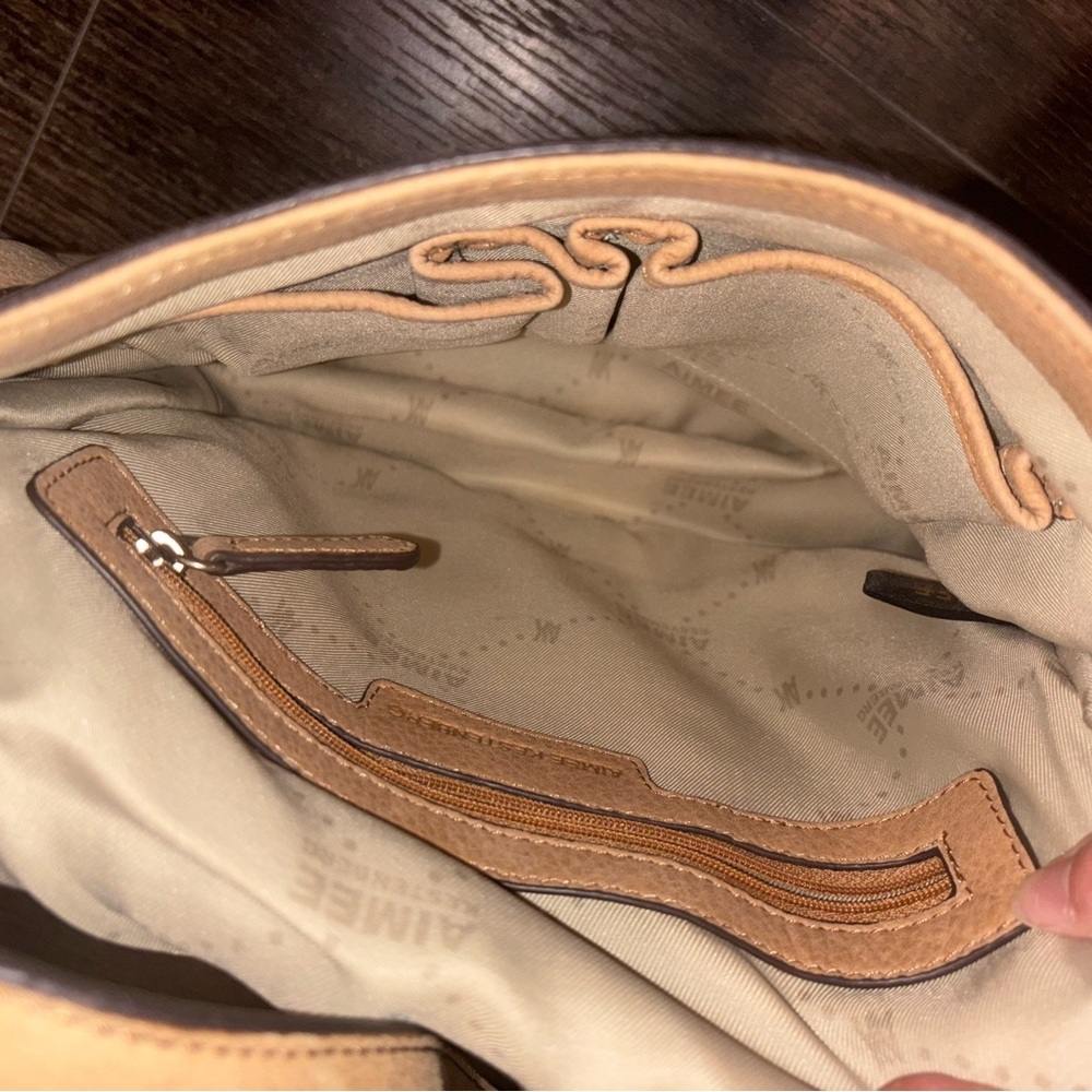 AIMEE Kestenberg Hobo Leather Crossbody Purse - Picture 5 of 7